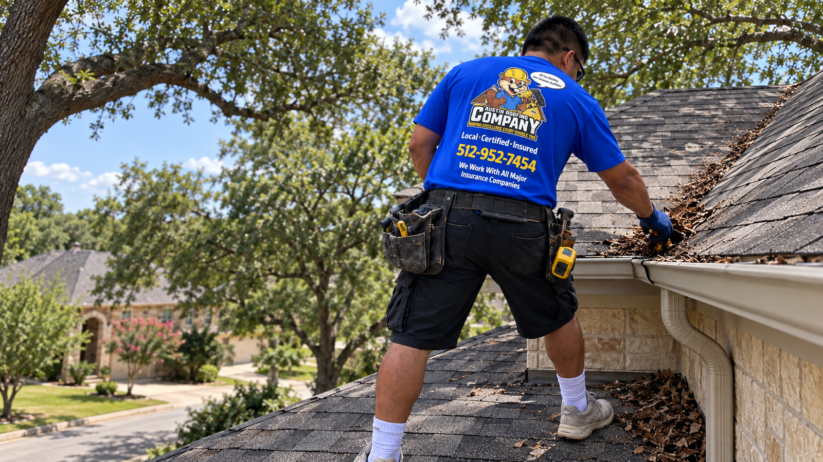 Preventative roof maintenance by Austin Roofing Company in Austin, Texas
